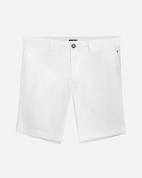 Pantaloncini elasticizzati color avorio