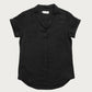 Camicia Innes nera a maniche corte