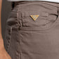 Pantaloni Drill Marroni Stretch Uomo