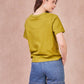 Shorts in denim a vita alta con tasche utility