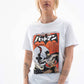 T-shirt Bat Manga in cotone biologico