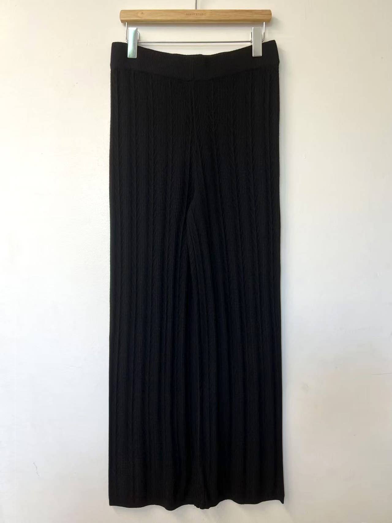 Pantaloni Perly a zampa verde militare