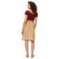 Gonna corta estiva in cotone stile boho