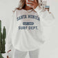 Felpa oversize con stampa Santa Monica Surf Dept