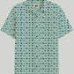 Camicia Space Monky a maniche corte in viscosa