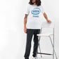 T-shirt "Geek Inside" in cotone biologico con stampa logo