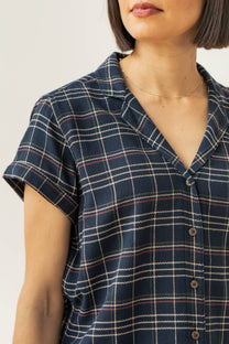 Camicia Innes a quadri spigati Crepuscolo