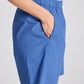 Shorts Caroline in popeline di cotone biologico blu chiaro
