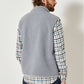 Gilet in Sherpa senza Maniche con Zip