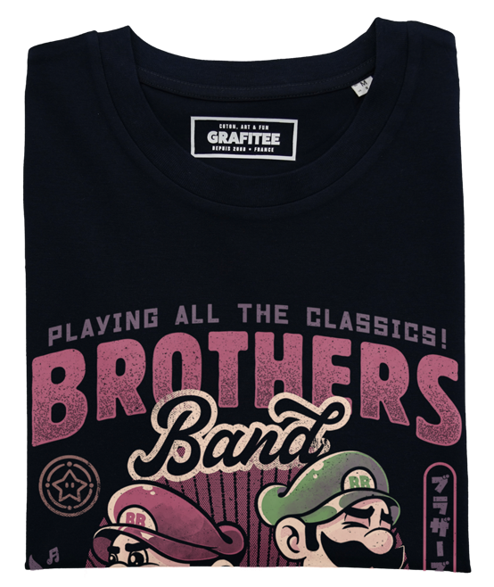 T-shirt unisex Brothers Band Mario & Luigi rock