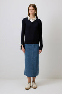 Blusa basic in maglia morbida
