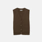 Gilet in maglia con scollo a V