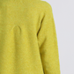 Maglia tunica lunga bouclé con collo alto