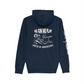 Felpa con zip e cappuccio con stampa All Fun, No Play