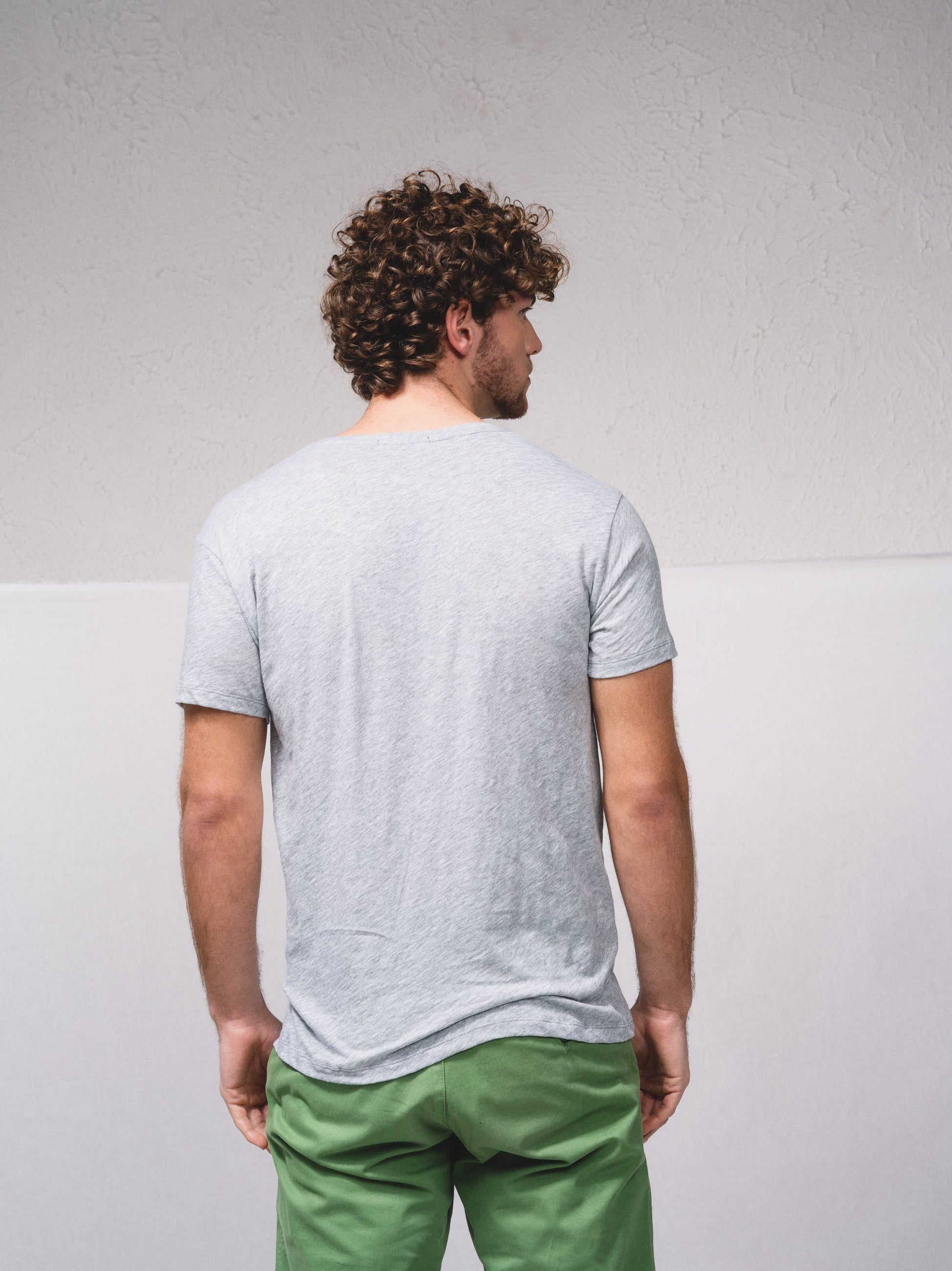 T-shirt in cotone con stampa messaggio