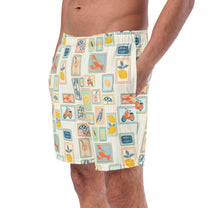 Costume da bagno corto da uomo Cartolina dall’Italia