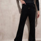 Pantaloni jogger in tessuto matelassé con coulisse