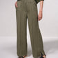 Pantaloni ampi fluidi con vita elastica