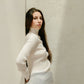 Dolcevita a coste in lana merino extra fine