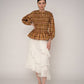 Blusa in popeline con bottoni