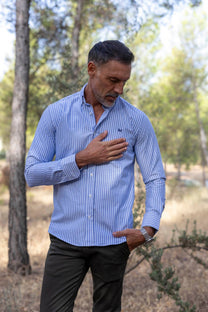 Camicia in flanella da uomo