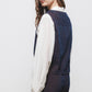 Gilet a quadri con scollo a V