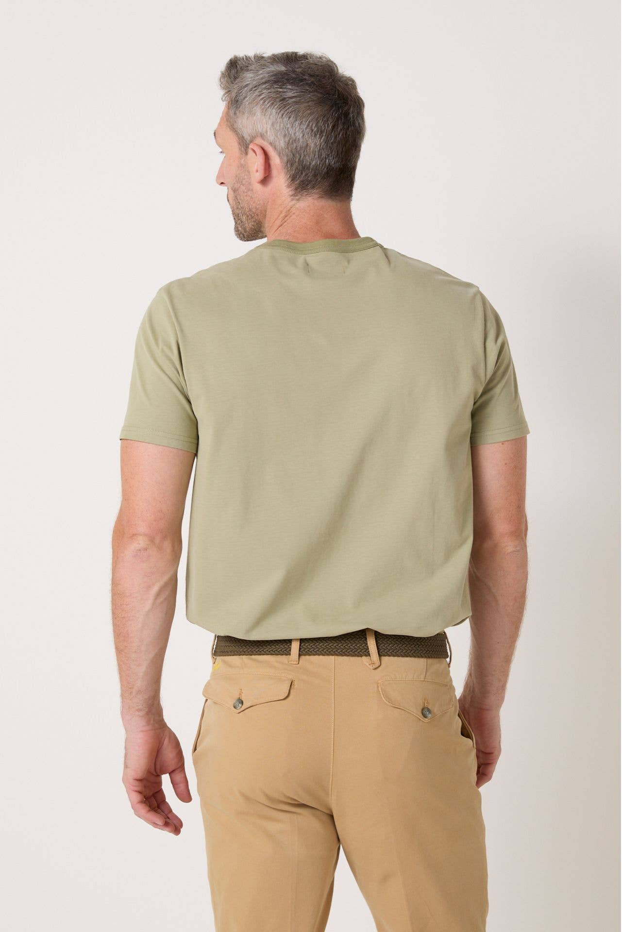 T-shirt in cotone biologico Bart kaki