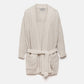 Cardigan in maglia strutturata con cintura