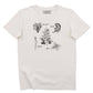 T-shirt unisex in cotone biologico con stampa botanica Olive