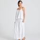 Top Annie in voile di cotone biologico bianco