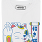 T-shirt unisex Lucky Cat Coffee Shop in cotone biologico