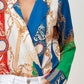 Body camicia multicolor con stampa catene