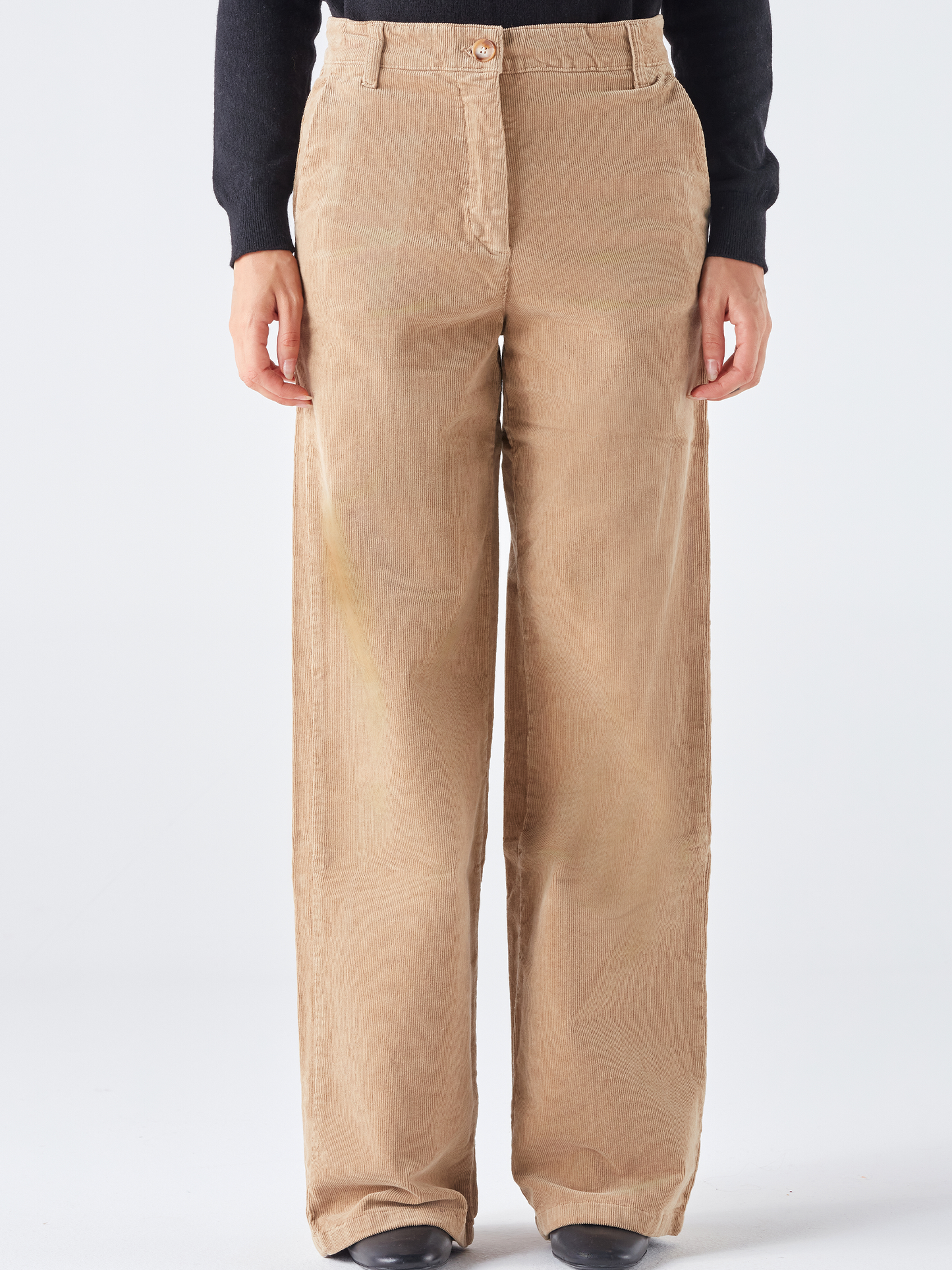 Pantaloni lunghi in velluto a coste