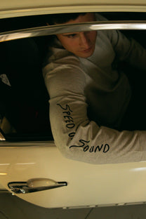 T-shirt a maniche lunghe Speed of Sound in cotone organico