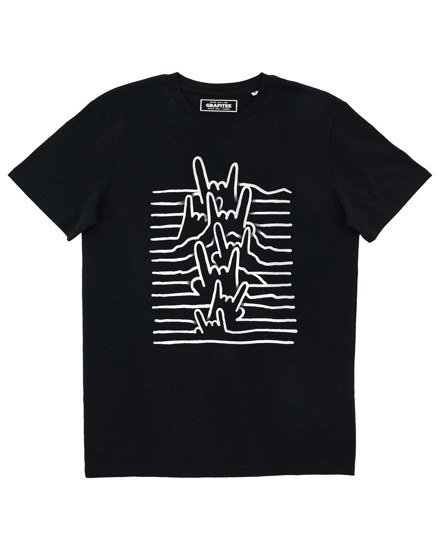 T-shirt unisex Division Rock ’n’ Roll con stampa musicale