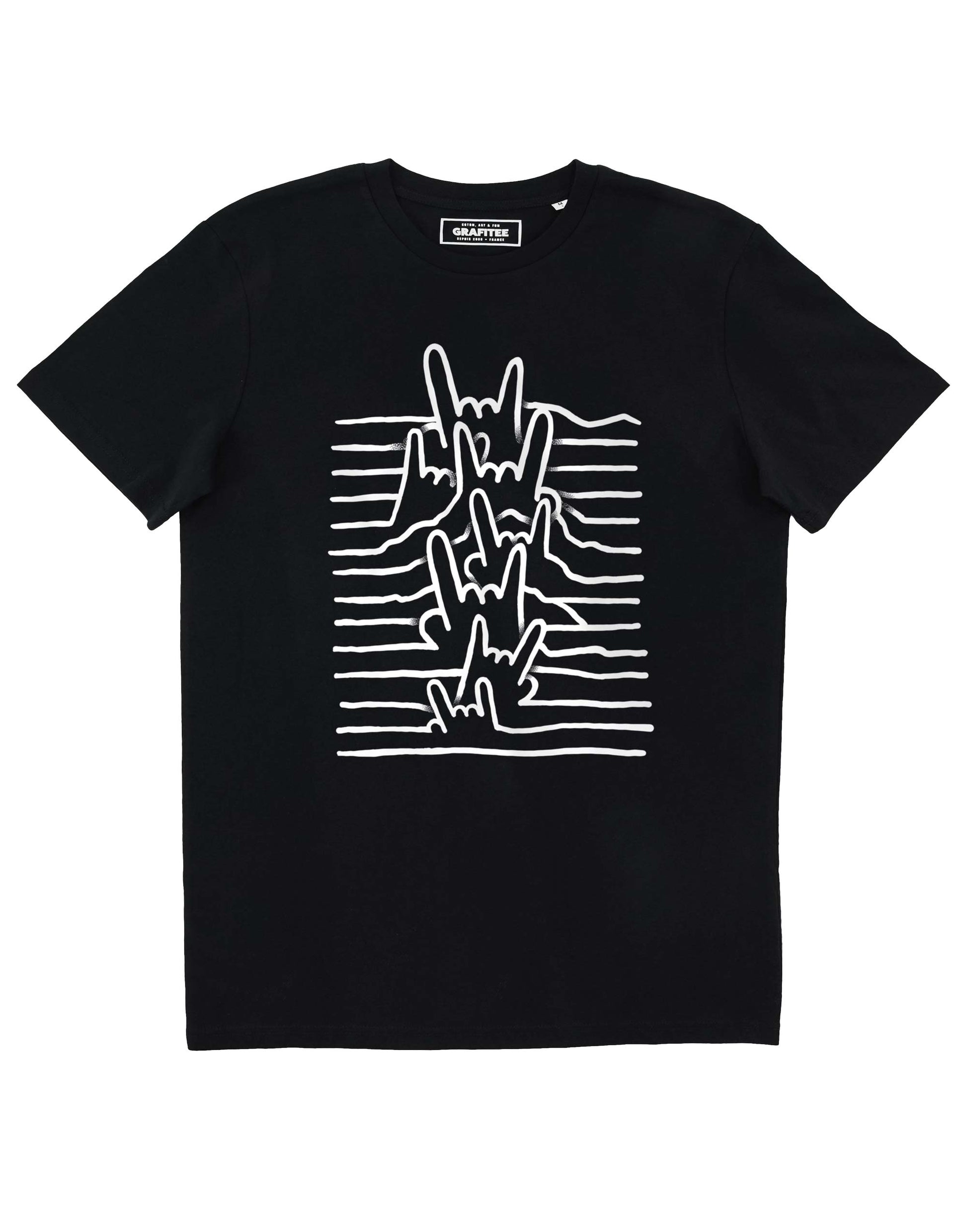 T-shirt unisex Division Rock ’n’ Roll con stampa musicale