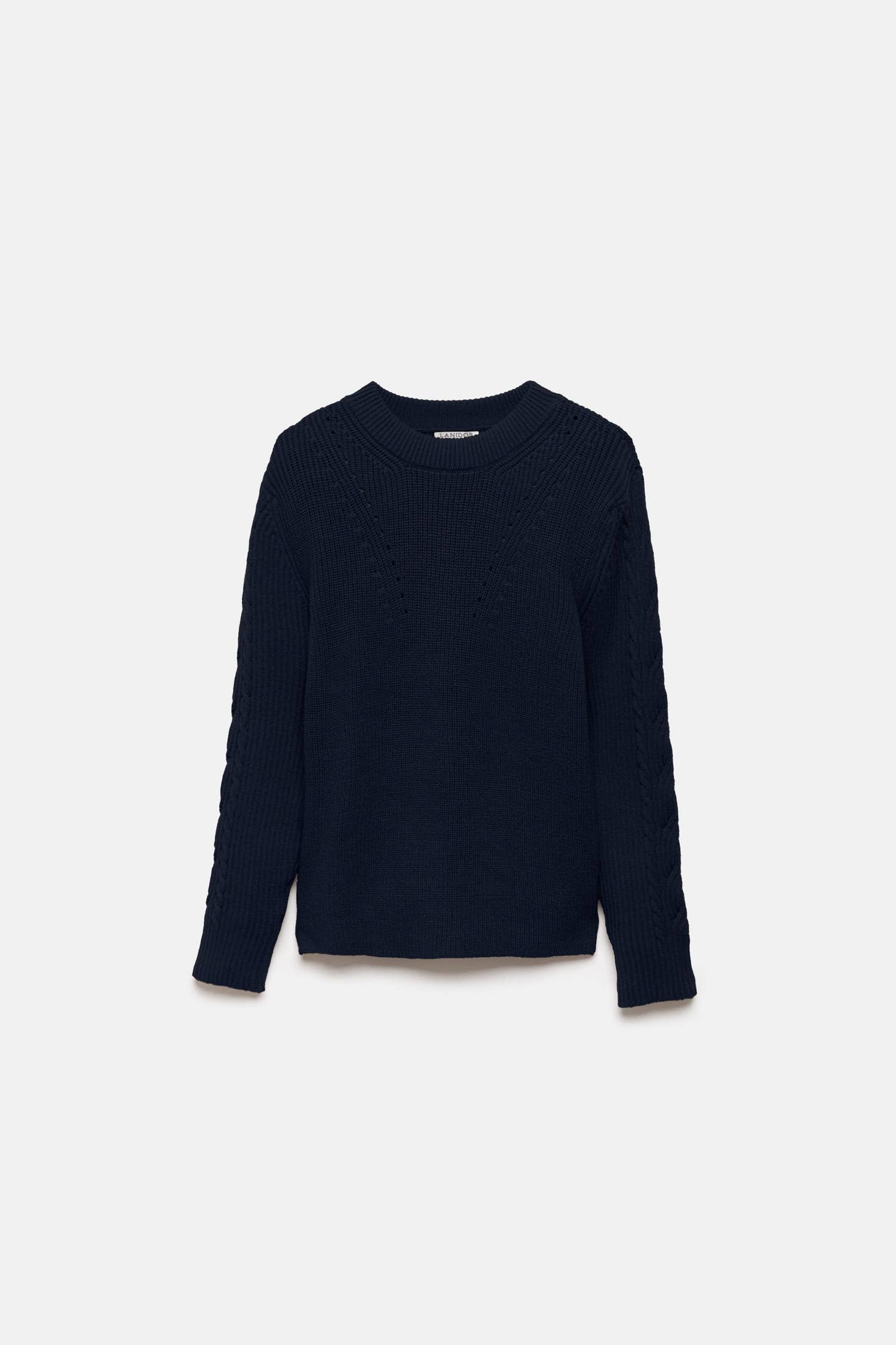 Maglione a maglia strutturata