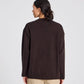 Cardigan in lana d’agnello Edith con scollo a V