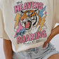 T-shirt oversize grafica “Heavens Are Roaring”
