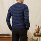 Maglione Orson a righe puntinate blu navy