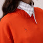 Maglione in maglia effetto vintage destroyed