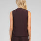Gilet sartoriale donna Zola color vino