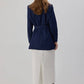 Camicia in popeline con cintura