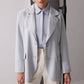 Blazer sartoriale grigio chiaro