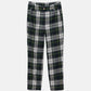 Pantaloni slim a quadri in cotone