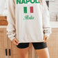 Felpa oversize Napoli Italia con grafica
