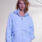 Parka lungo stampato con cappuccio rimovibile
