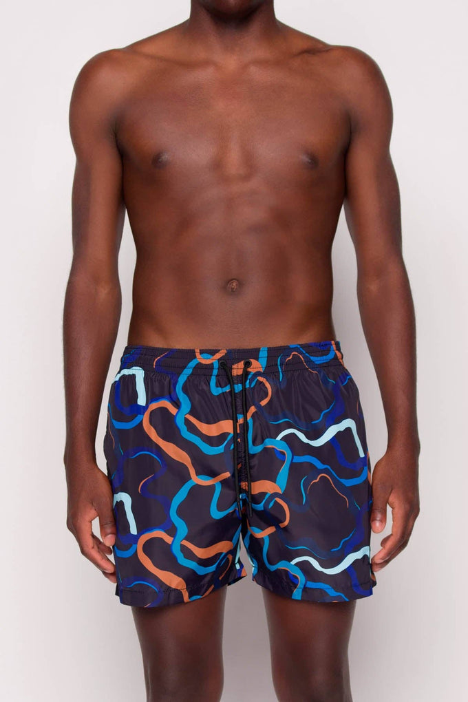 Costume da bagno uomo Chroma con stampa astratta