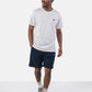Pantaloncini da arrampicata in cotone ecologico blu navy