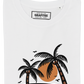 T-shirt unisex in cotone biologico con stampa van estiva